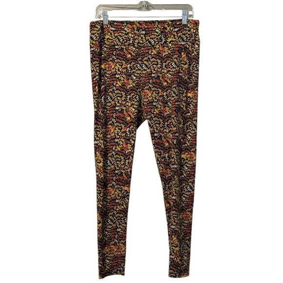 LuLaRoe Women's Tall and Curvy Multi Color Geometric‎ Leggings Super Soft - Picture 1 of 9